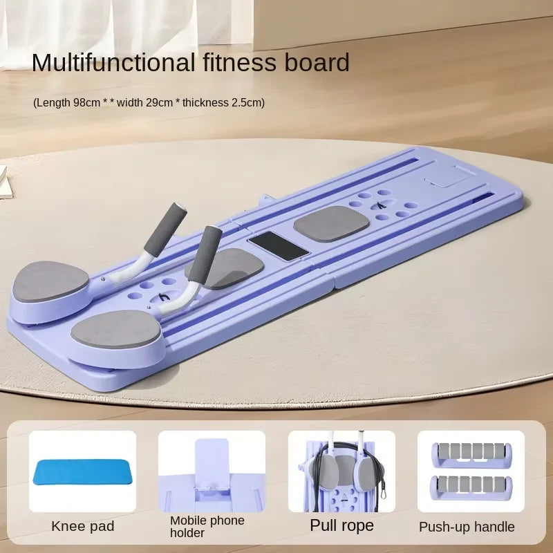New Multi-Functional Pilate Board 6 in 1 Home Sports Exercise Abs Abdominal Muscle Flat Support Fitness Board Fitness Equipment